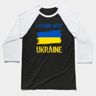 I Stand With Ukraine Baseball T-Shirt